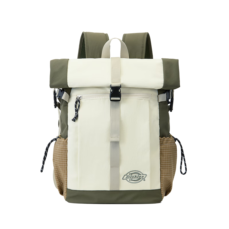 Dickies Large Capacity Lightweight Outdoor Camping Hiking Travel Commuter Laptop Backpack Green/Brown