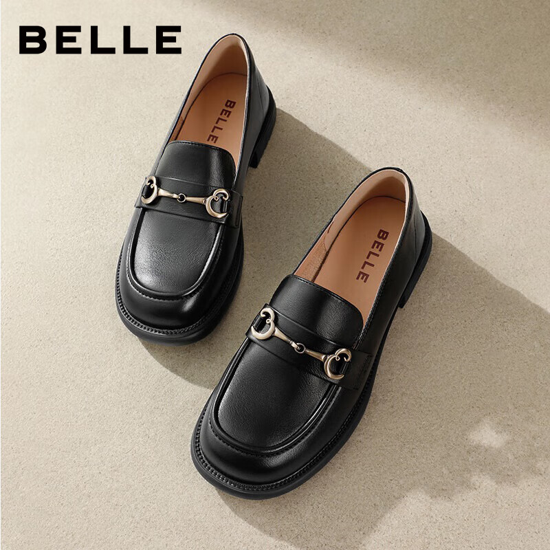 Belle Horsebit Loafers Women Spring 2026 Flat Versatile Shoes Z3B1DAA6 Black Size 37