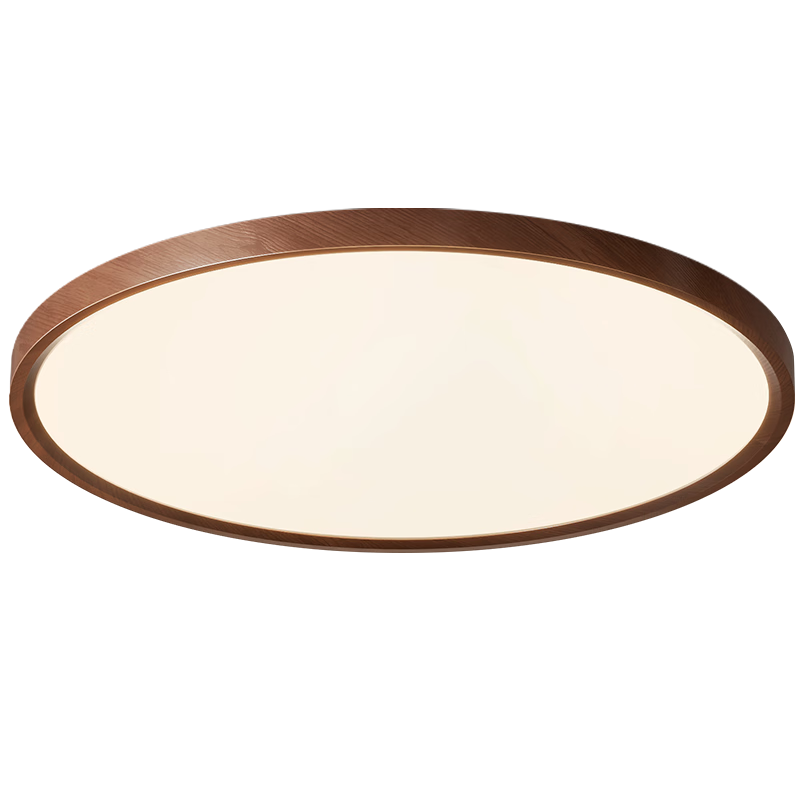 MICOE Full Spectrum Eye Protection Natural Wood Style Seamless Ceiling Light, Bedroom Light, Study Room Walnut Wood Color Pro 4th Generation Youth Editio