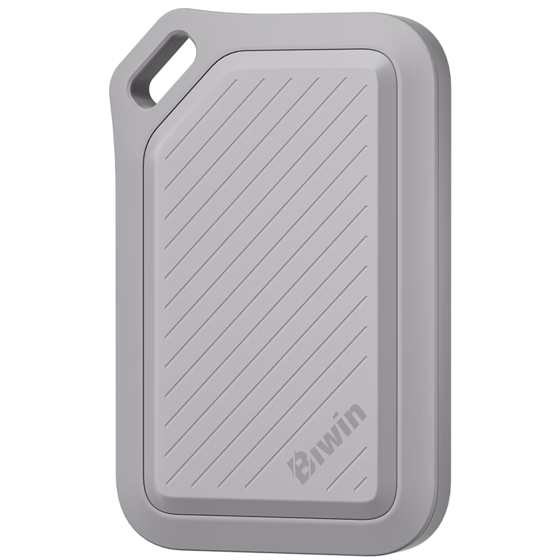 BIWIN 2TB Portable SSD PR2000 Series Glacier Gray 2000MB/s Read Speed Type-C (USB 3.2) External Drive for Mobile and PC Platforms