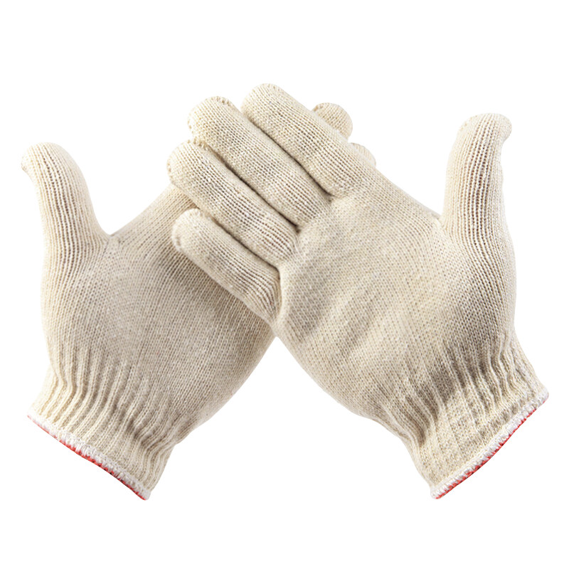 Xinyuechanghui Work Gloves, Thickened And Wear-Resistant, Protective Gloves, Construction Site Work Gloves, Cotton Gloves, 48 Pairs/one Size, S7011