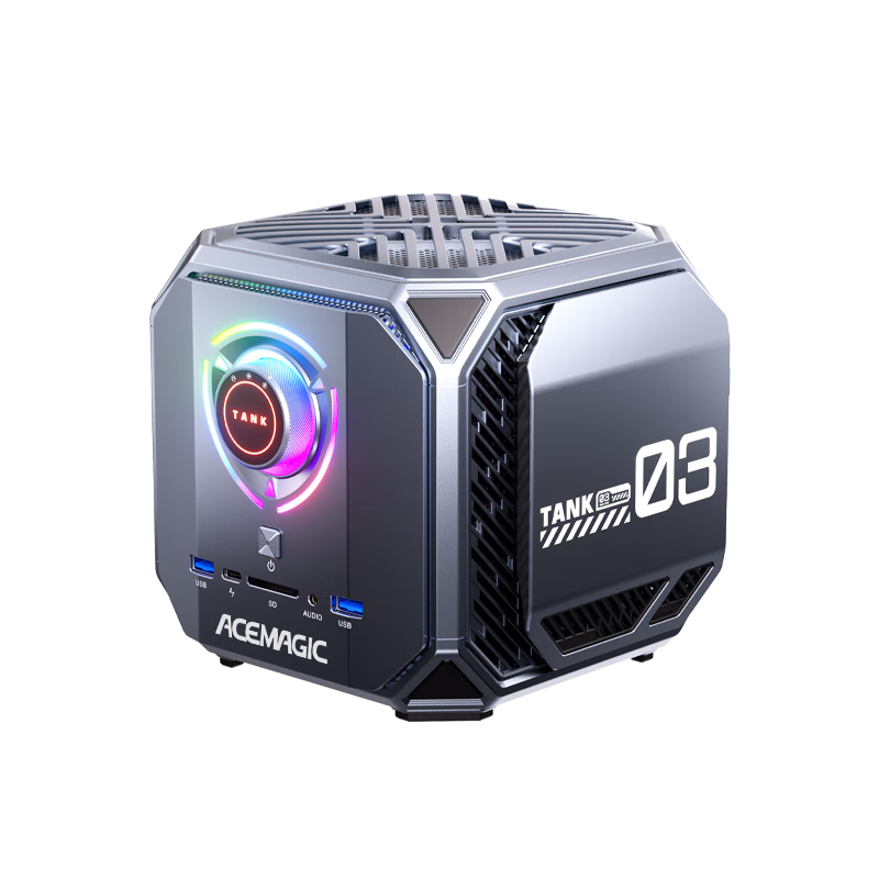 Amaq M1A Pro+ AMD Ryzen AI Max+ 395 High-Performance Personal PC Mini Workstation Open Claw Crawfish Deployment Inference Machine 128GB+2TB