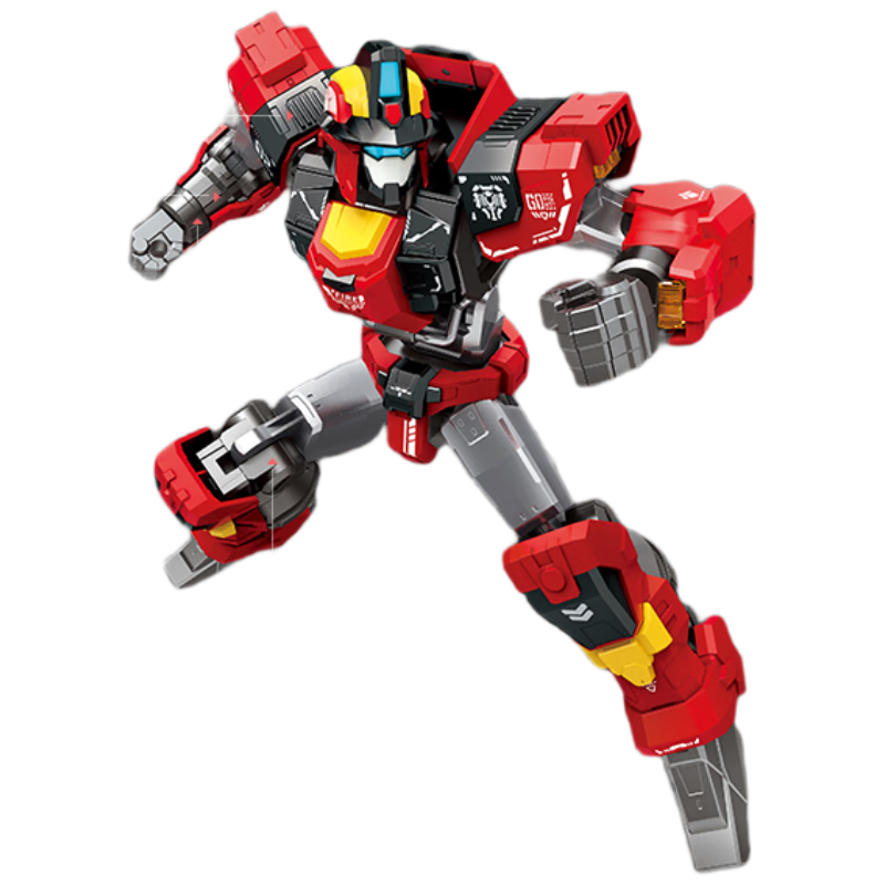 Enlightenment Building Blocks Children's Assembly Toy Transforming Robot Mecha Boys Birthday Gift Explosive War God 56001