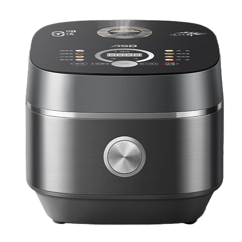 ASD Mini Rice Cooker 1-3 People 2L Pure Titanium 0 Coating Far-Infrared IH Ball Pot Firewood Rice Household Non-Stick Stainless Steel Steamer Porridge Pot