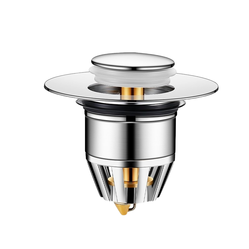 OLEWA Germany Stainless Steel Universal Pop-up Drain Stopper for Washbasin Leak Prevention and Odor Filter Z028