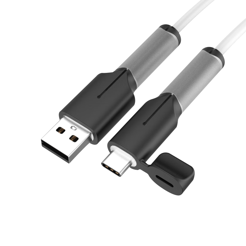 Masentek Data Cable Protector, Android Type-C + USB Port Silicone Charging Cable Anti-Breaking Head Wire Organizer, Apple Lightning Cable Connector Anti-Break Universal