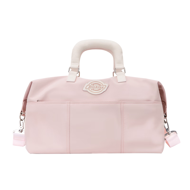 Dickies Large Capacity Crossbody Handheld Travel Bag Lightweight Durable Water-Resistant Sports Gym Bag Pink Purple