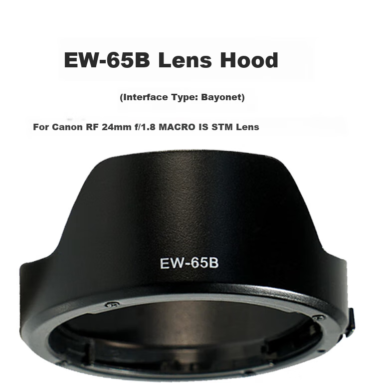 Earlymen Lens Hood EW-78F, Compatible with Canon RF 24-240mm Lenses R8 R50 RP R5 R6II Second Generation R7 R10, Protective Accessory, Sunshade 1