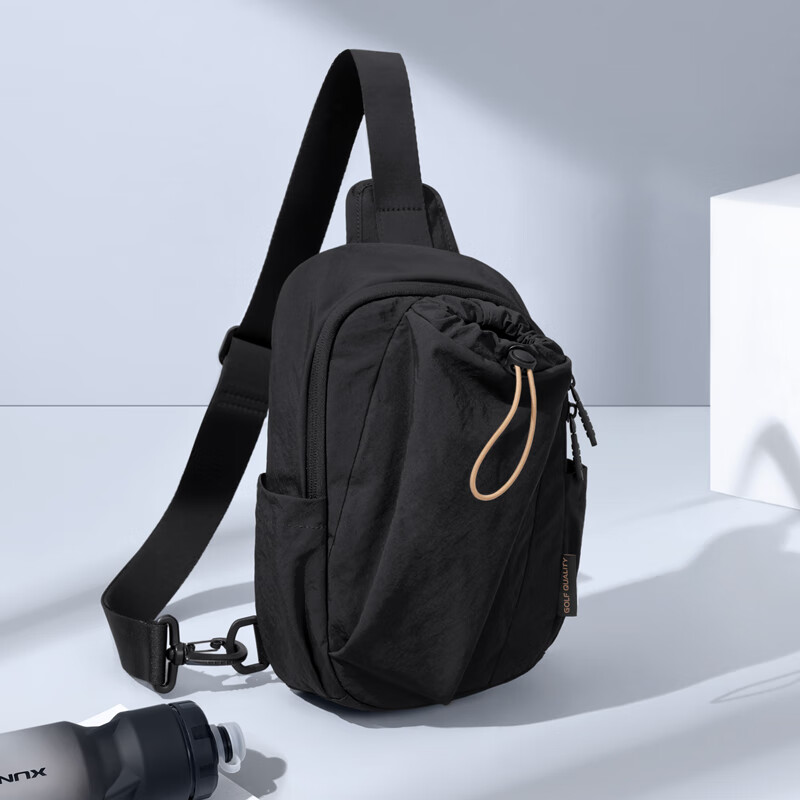 GOLF Men's Chest Bag Crossbody Shoulder Bag Unisex Phone iPad Bag Water Bottle Holder Water-Resistant Sports Cycling Small Backpack