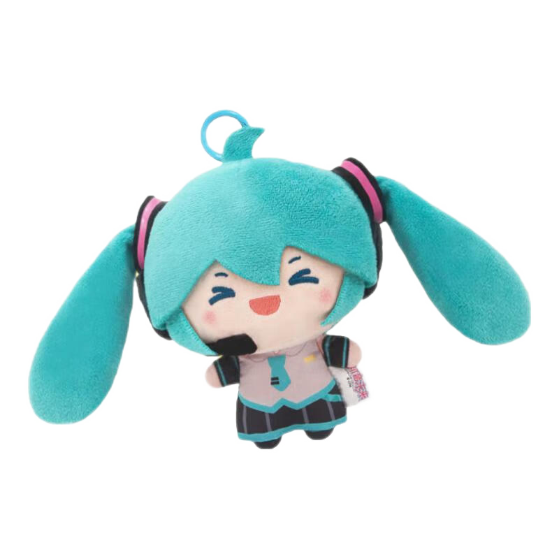 LDCX Hatsune Miku Ponytail Swinging Fufu Merchandise Doll Plush Toy Smiley Face Version Birthday Gift