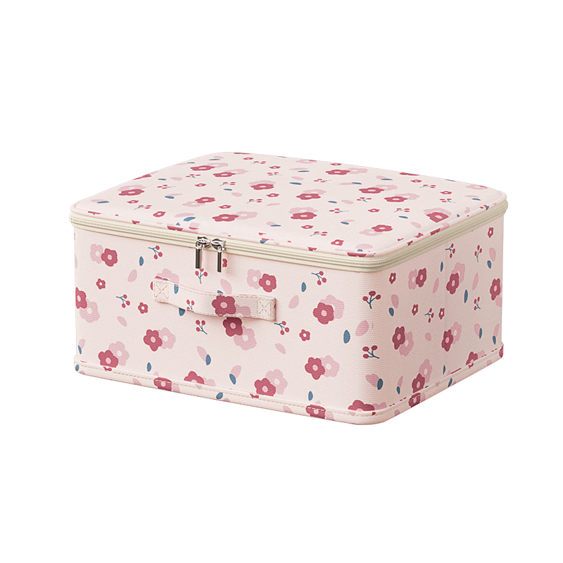 Bonnie Home Covered Clothes Storage Box Large Capacity Foldable Quilt Clothing Down Jacket Organizer Bin