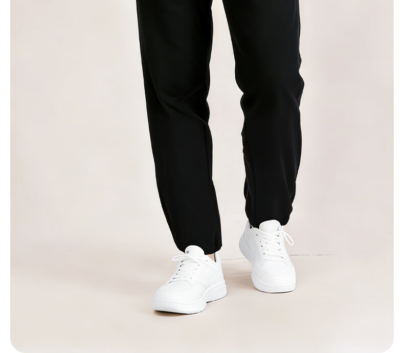 LI-NING Men's Fleece-Lined Jogger Pants Autumn Winter Warmth Windproof Comfortable Casual Loose Fit Trousers S 4