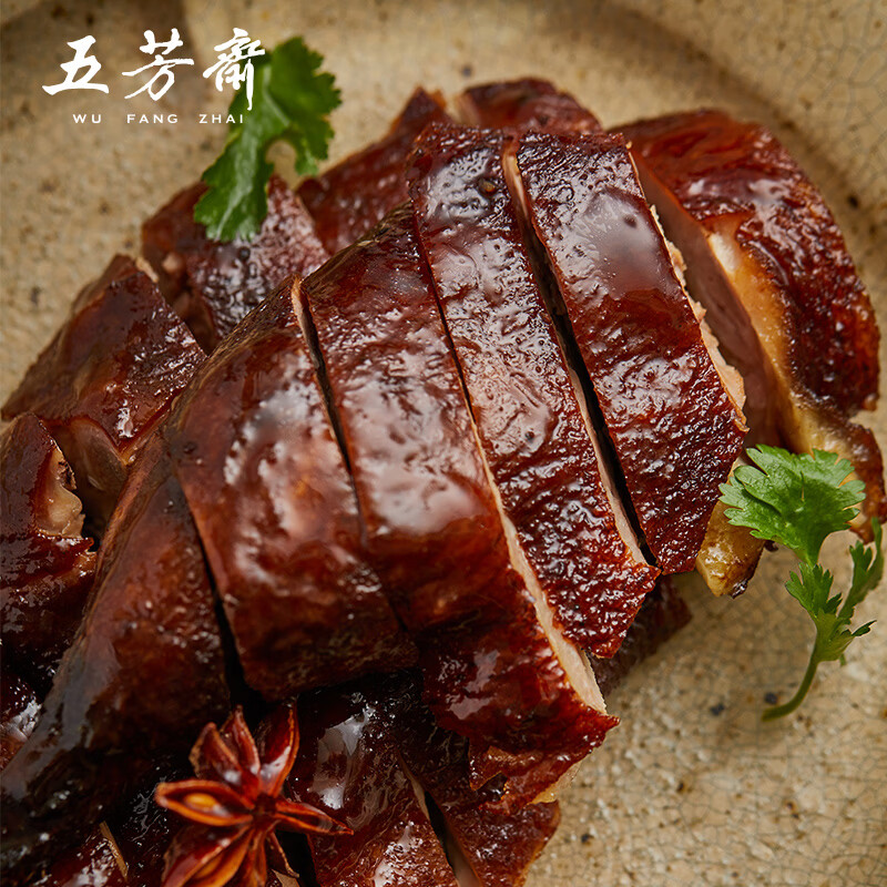 五芳斋酱鸭熟食酱卤味方便速食 休闲零食下酒菜预制菜 300克真空袋装