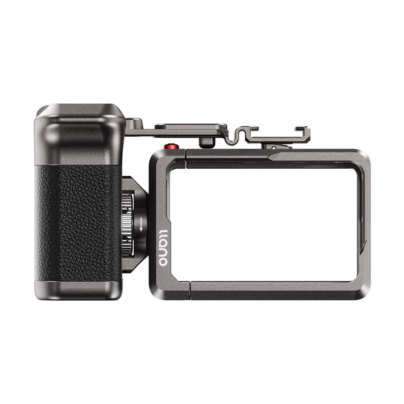 Llano DJI Action5 Pro/4/3 Handheld Handle Street Shooting Kit Metal Cage Sports Camera Accessory Vertical and Horizontal Shooting Protective Frame Quick Release Vlog Photography Expansion Frame
