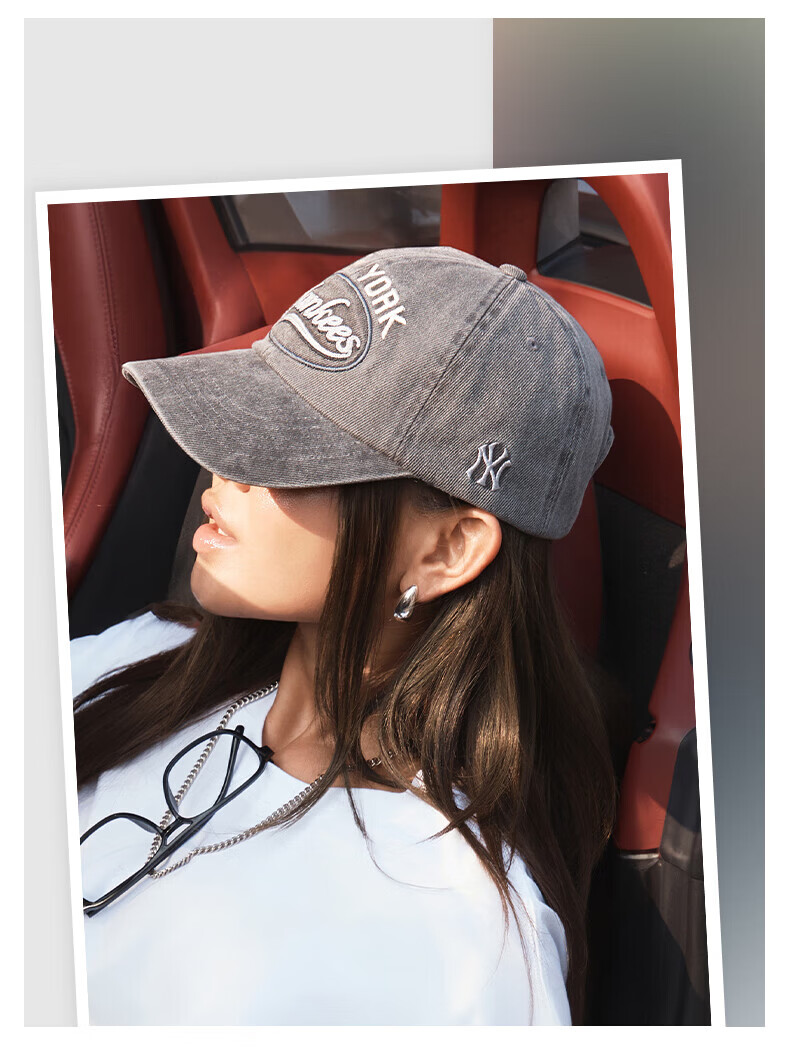 MLB Unisex KARINA Vintage Baseball Cap 38 Goddess Festival Gift 3ACPV165N-07INS 4