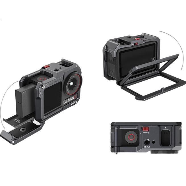 Защитная клетка SmallRig 5135 для экшн-камер DJI Osmo Action 5 Pro/4/3, полноразмерная, для видеоблогов, велоспорта и лыжного спорта