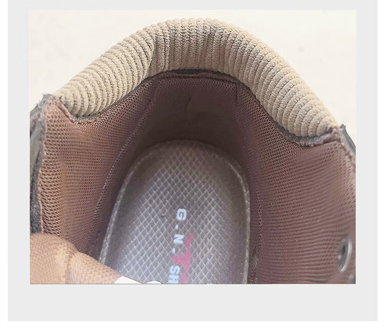 G.N.Shi Jia Men's Martin Boots 2025 Winter New Plush High-Top Shoes Thick Sole Height Increasing Warm Cotton Casual Shoes for Men 26