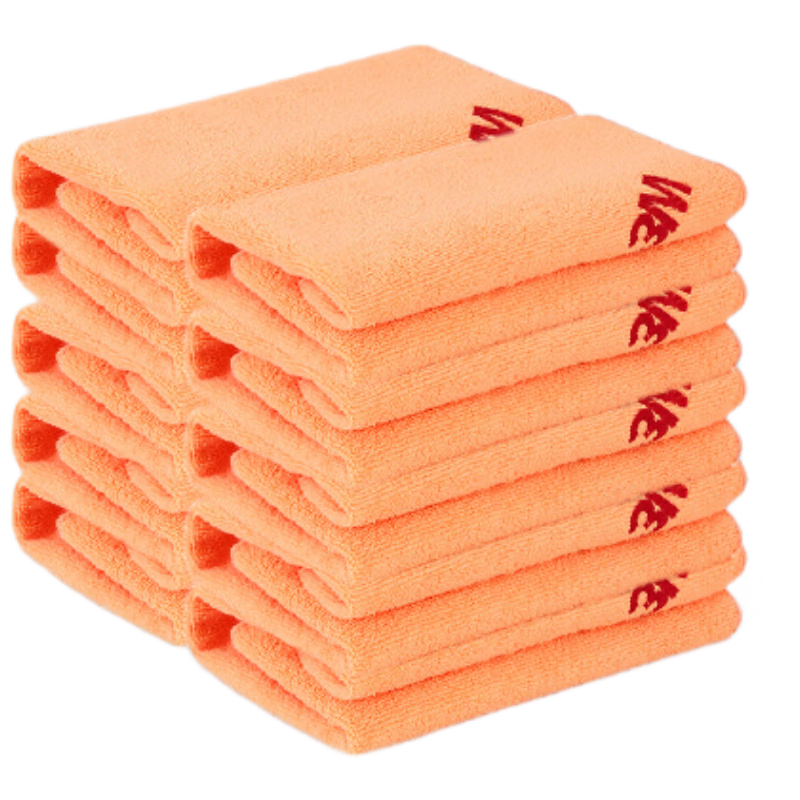 3M Car Wash Towels, Car Cleaning Cloths, Fine Fiber, Highly Absorbent, Orange, Pack of 10, 40cm*40cm