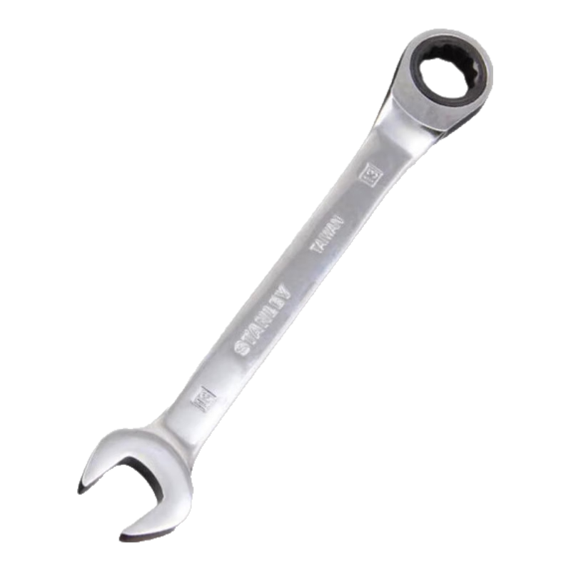 STANLEY Metric Precision Polished Ratchet Wrench, Double-Ended Quick Release 13mm, Plum Blossom Open-End Dual-Purpose Ratchet Wrench 89-913