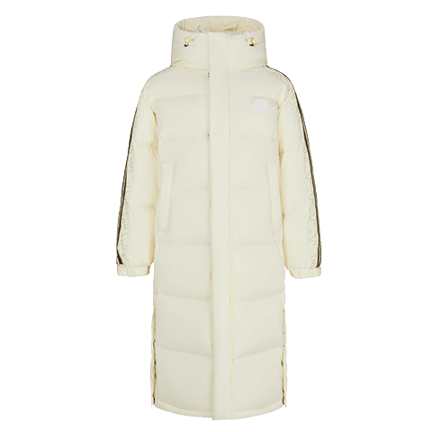 SNOWFLYING [Recommended by Cheng Yi] Autumn Winter Large Pocket Design Unisex High-Fill Power Thickened Long Hooded Down Jacket