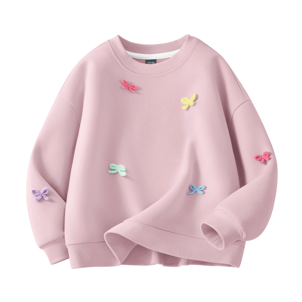 Disney Kids Sweatshirt 2026 Spring New Girls' College Style Korean Version Long Sleeve Top