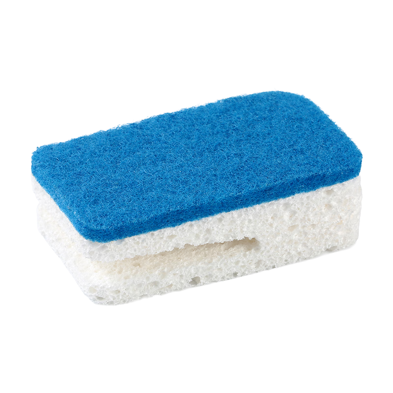 JD Jingzao U-Shaped Natural Wood Pulp Cotton Cleaning Cloths 3-Pack Kitchen Dishcloths Sponge Scrubbers Non-Stick Oil