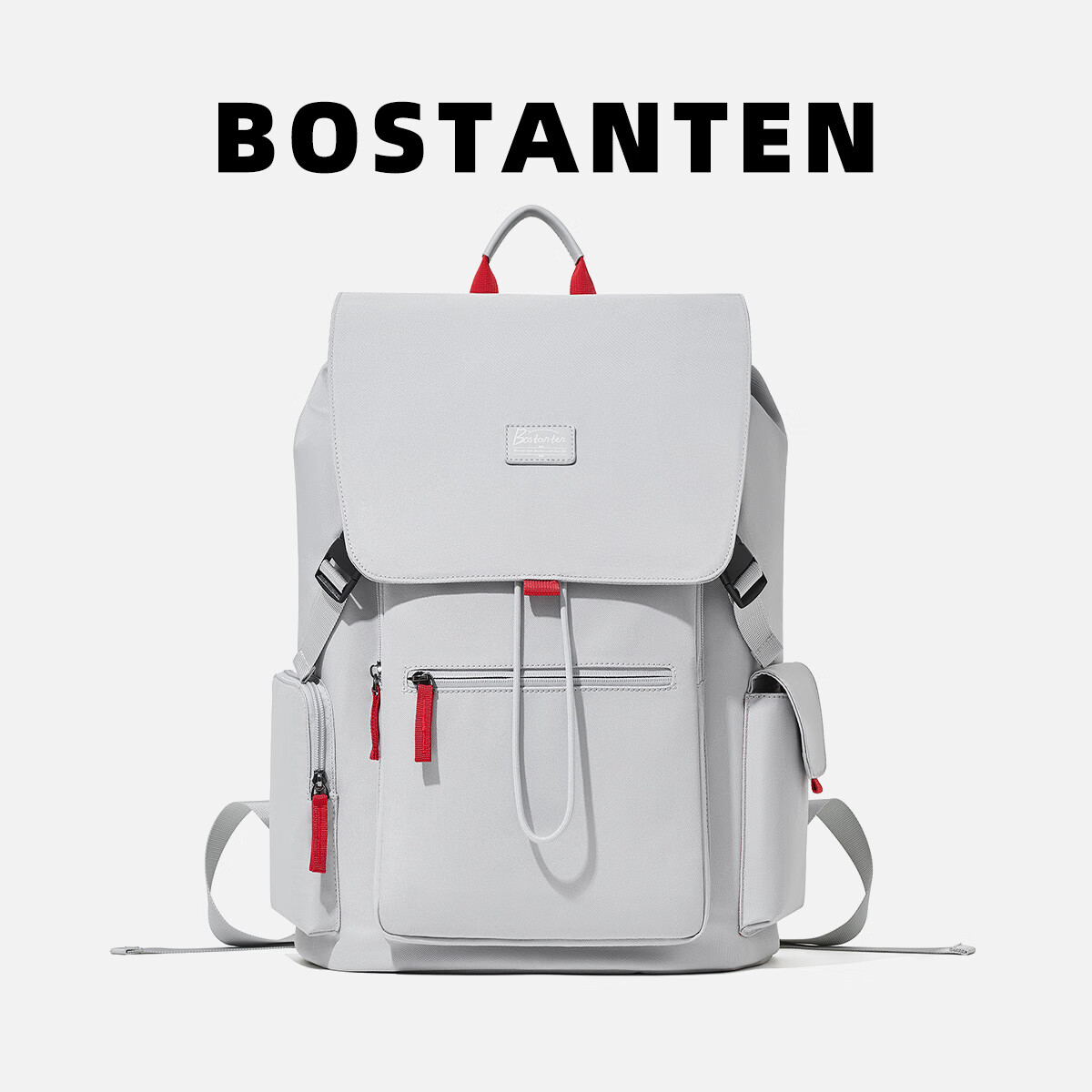 BOSTANTEN Men's Backpack Student College Bag Trendy Business Travel Large Capacity 16-inch Laptop Bag