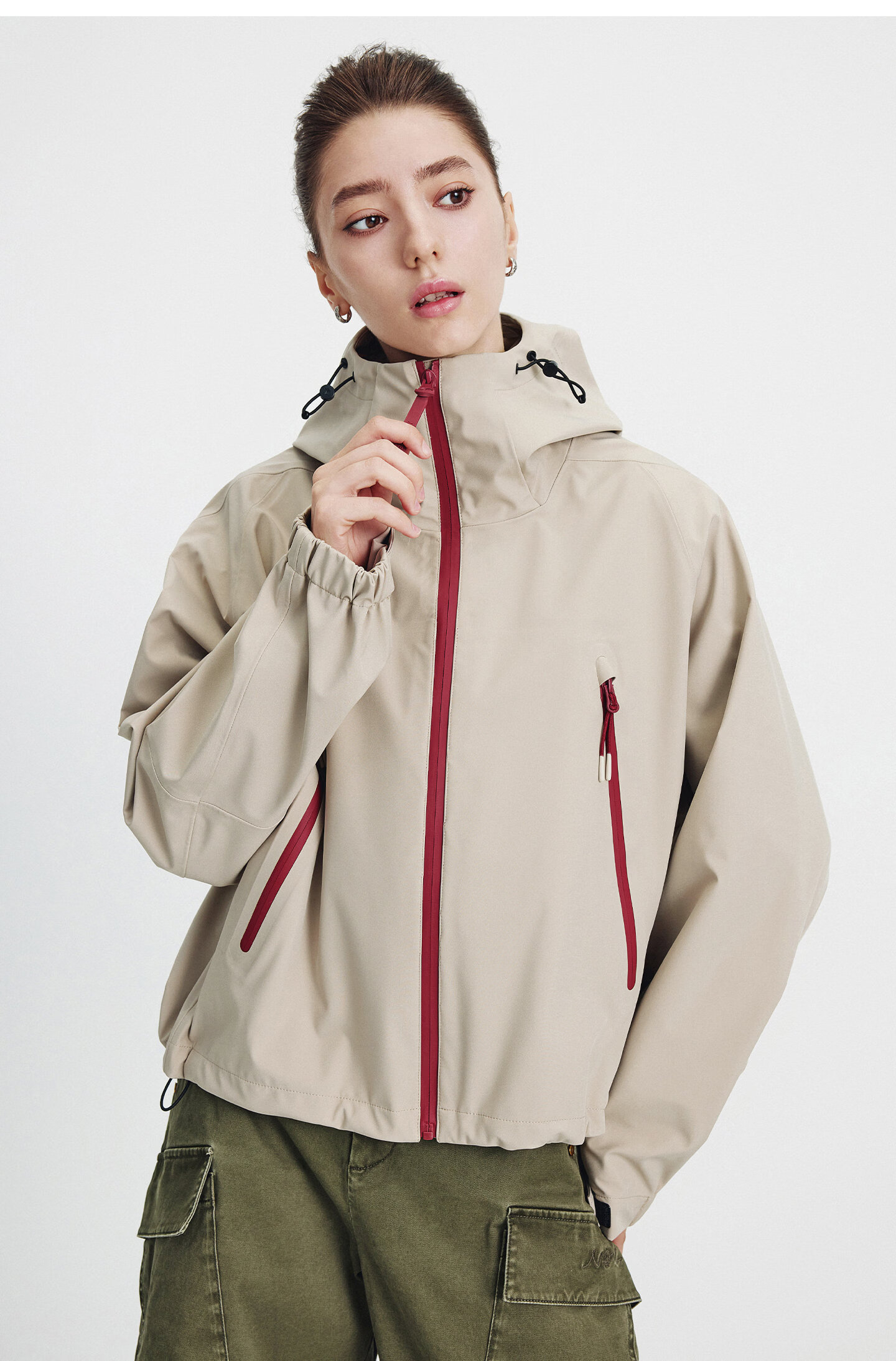 Navikail Italian Small Sailboat Women's 2025 Autumn Winter New Hooded Loose Windproof Outdoor Jacket 2331005504 20