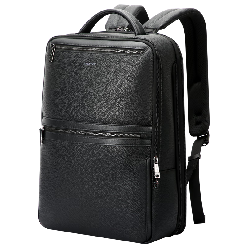 Bopai Genuine Leather Business Backpack for Men 16-inch Laptop Bag Travel Holiday Gift for Husband