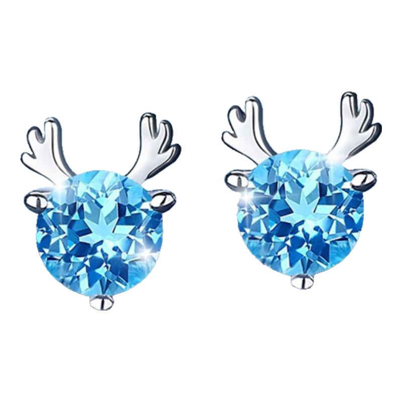 Zhoubaifu Silver Needle Weekly Earrings for Women, Luxury Set, Weekly Ear Jewelry Set, Birthday And Christmas Gift for Girls