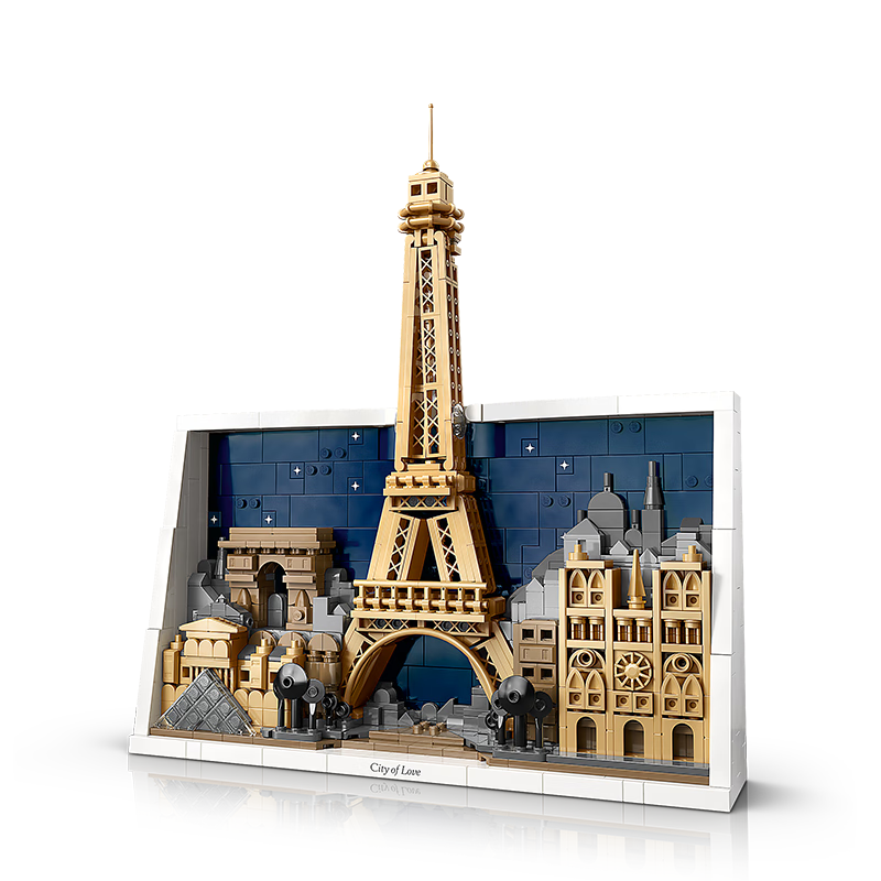 LEGO Building Series 21064 Paris City of Love Boys and Girls Toy Birthday New Year Gift Decoration