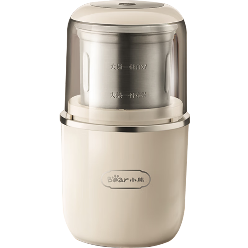 Bear Grinder, Powder Machine for Home Use, Electric Coffee Bean Grinder, Food Processor, Chinese Herbal Medicine Crusher, Small Powder Grinding Machine for Herbs, MDJ-D02H1