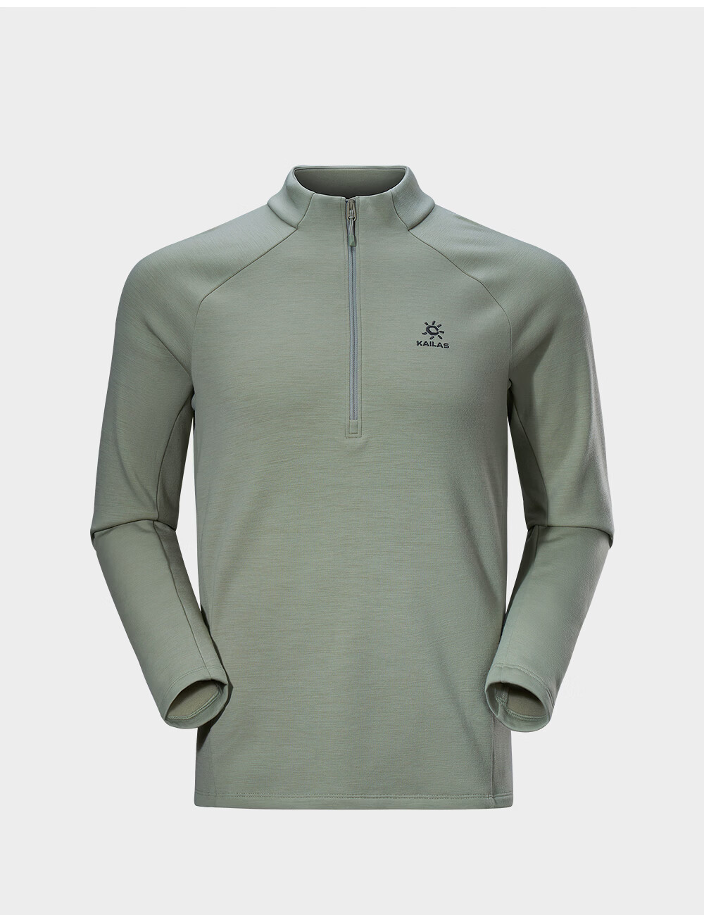 KAILAS XM4 Merino Wool Fleece Half-Zip Thermal Base Layer Anti-Static Stand Collar Sweatshirt Autumn Winter 11