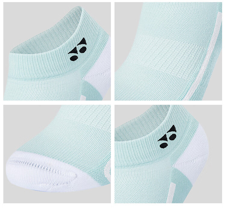 YONEX Badminton Socks Running Fitness Sweat-Absorbing Breathable Professional Sports Socks Men 145045BCR White Navy Blue 18