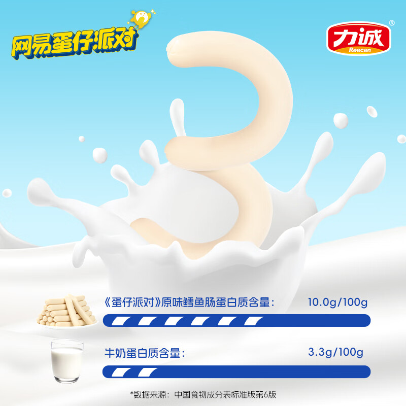 力诚蛋仔派对联名款鳕鱼肠芝士味500g罐装 鳕鱼棒即食鱼肠零食火腿肠