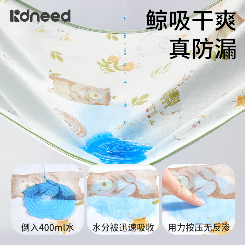 Kidsneed Baby Washable Waterproof Breathable Urine Pad 0-6 Months to 2 Years Large Size 70x100cm