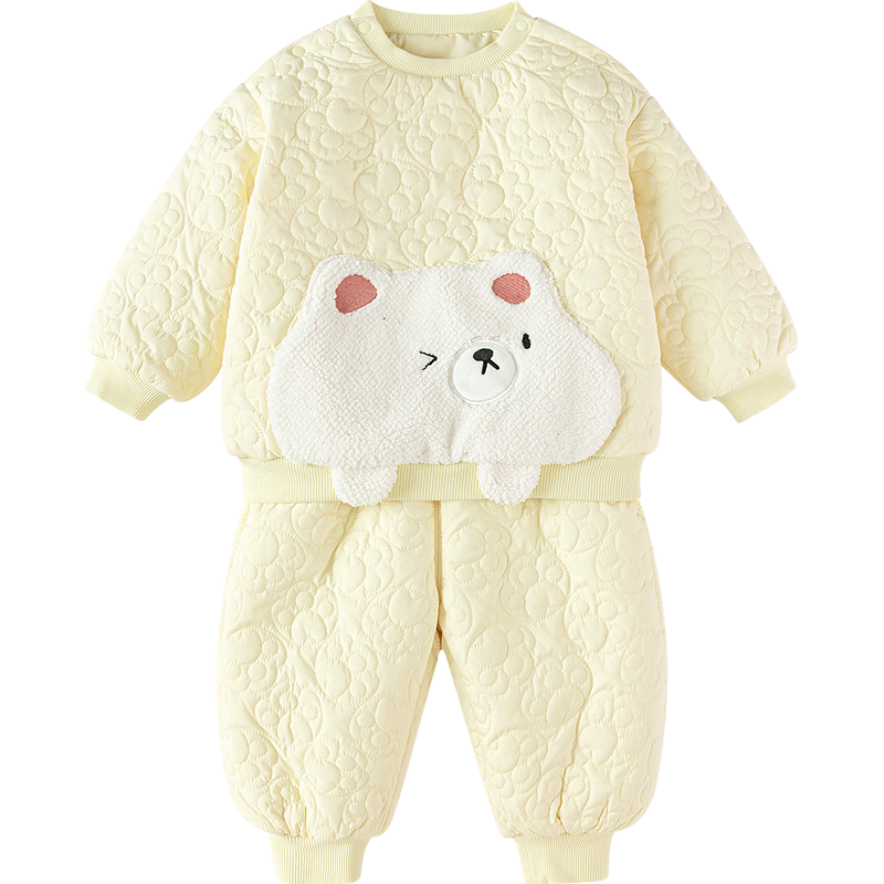 BALABALA Kids Children's Two-Piece Set Baby Autumn Winter 2025 Padded Warm Cute 208425104201