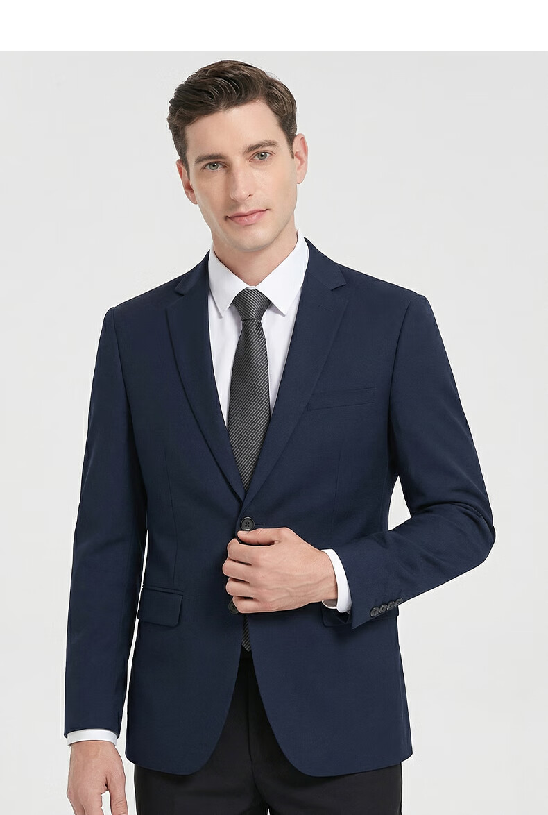 FIRS Anti-Wrinkle Non-Iron Men's Four-Season Business Casual Suit Jacket Professional Workwear Outerwear 13