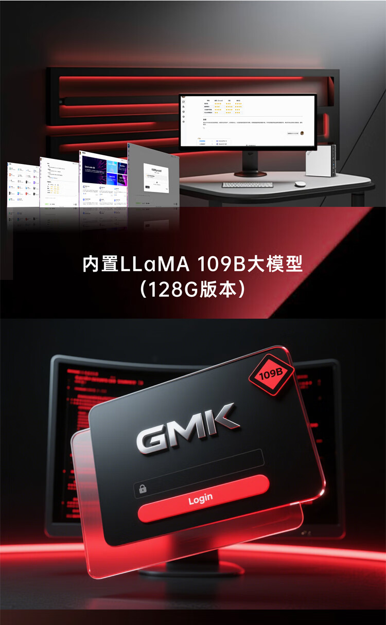 GMK EVO-X2 2025 New AMD Ryzen AI Max+ 395 Mini PC OpenClaw Xiaolongxia Deployment Desktop 8060s 128GB+2TB 7