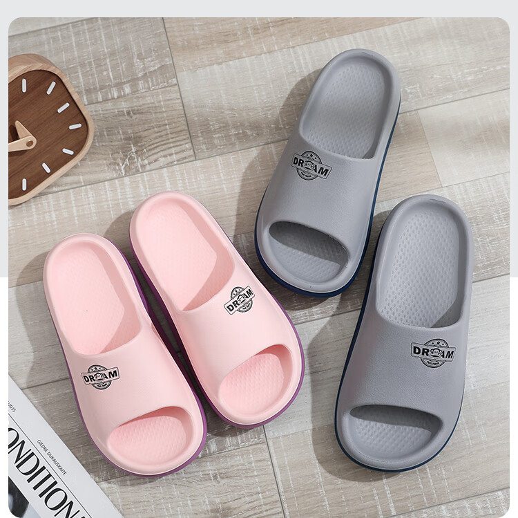 Paul Frank Summer Indoor Home Slippers Men's Outdoor Soft Sole Non-Slip Sports Sandals Women's White Size 40-41 3