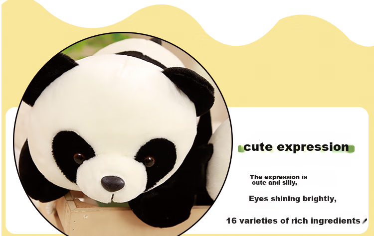Aishangxiong Giant Panda Plush Toy Doll Stuffed Animal Sleeping Pillow Chengdu Souvenir Children's Birthday Gift for Girls 7