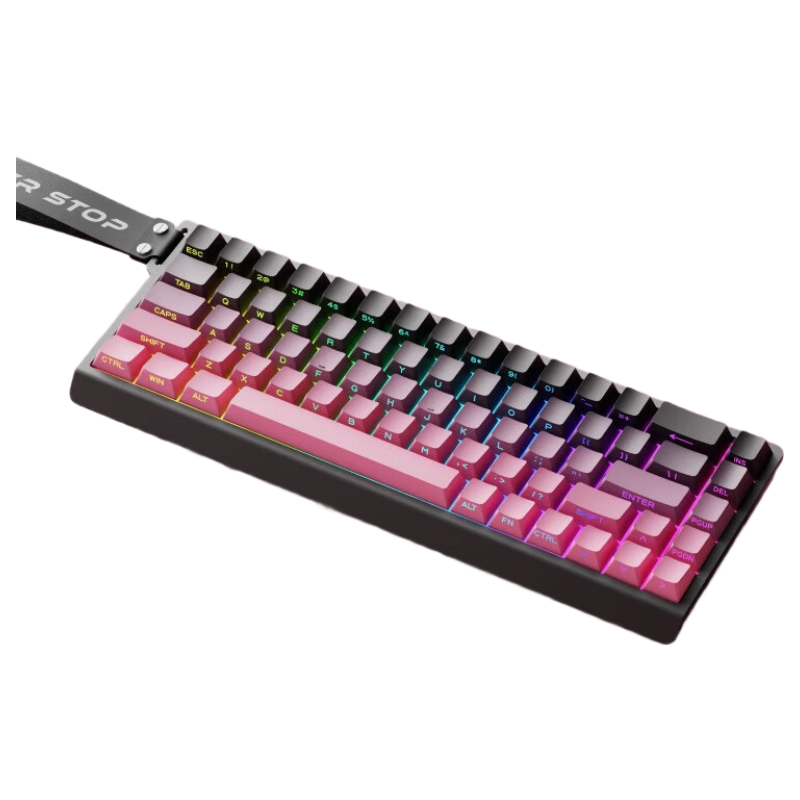 EWEADN F68 Wireless Keyboard Bluetooth Tri-mode Silent Mechanical Feel Gaming Portable Computer Laptop Membrane Keyboard for Tablet iPad BlackBerry