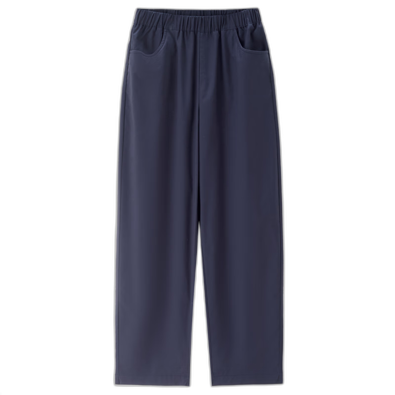 Giordano Outdoor Women's Summer Wear, High-Tech Cooling Antibacterial Elastic Waist Straight-Leg Cropped Pants 05425063