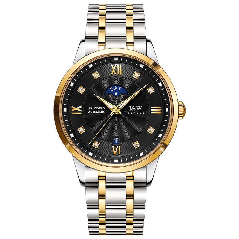 Aiwochi Swiss IW Men's Watch, Fully Automatic Mechanical Watch, 2026 New Model, Famous Brand, Simple Men's Watch, Top Ten Brands