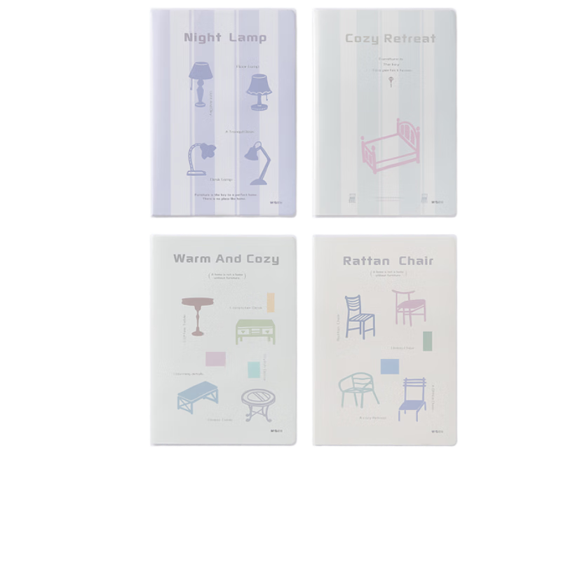M&G Stationery B5 72-Sheet Glue-Bound Notebook High-Quality Error Correction Notebook for Middle School and Graduate Students Ins Style Random Edition JB-8004