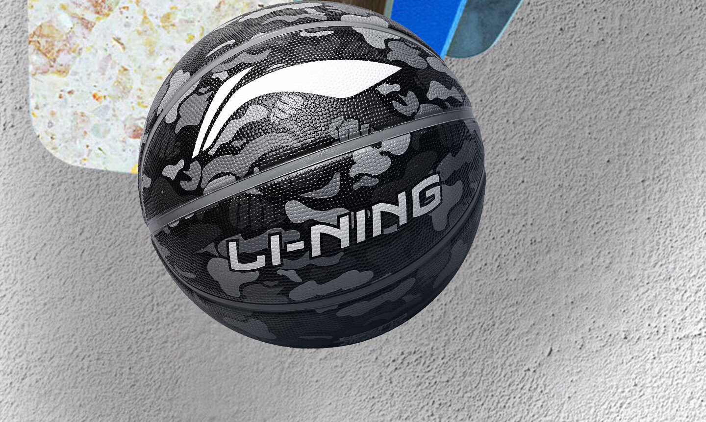 Li-Ning Basketball No.5 Children's Basketball for Ages 6-12, Primary School Training Basketball, Indoor and Outdoor Wear-Resistant Cement Court Basketball 32