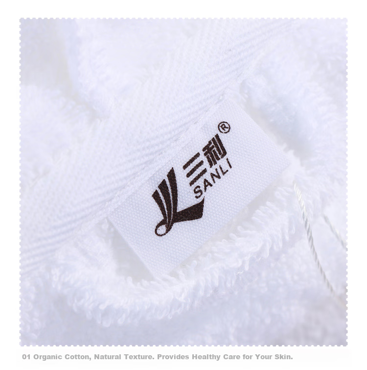 Sanli Five-Star Hotel Bathrobe, Pure Cotton, Absorbent And Quick-Drying, Adult Home Bathrobe, Men's Autumn And Winter Long Bath Towel, White, M Size 3