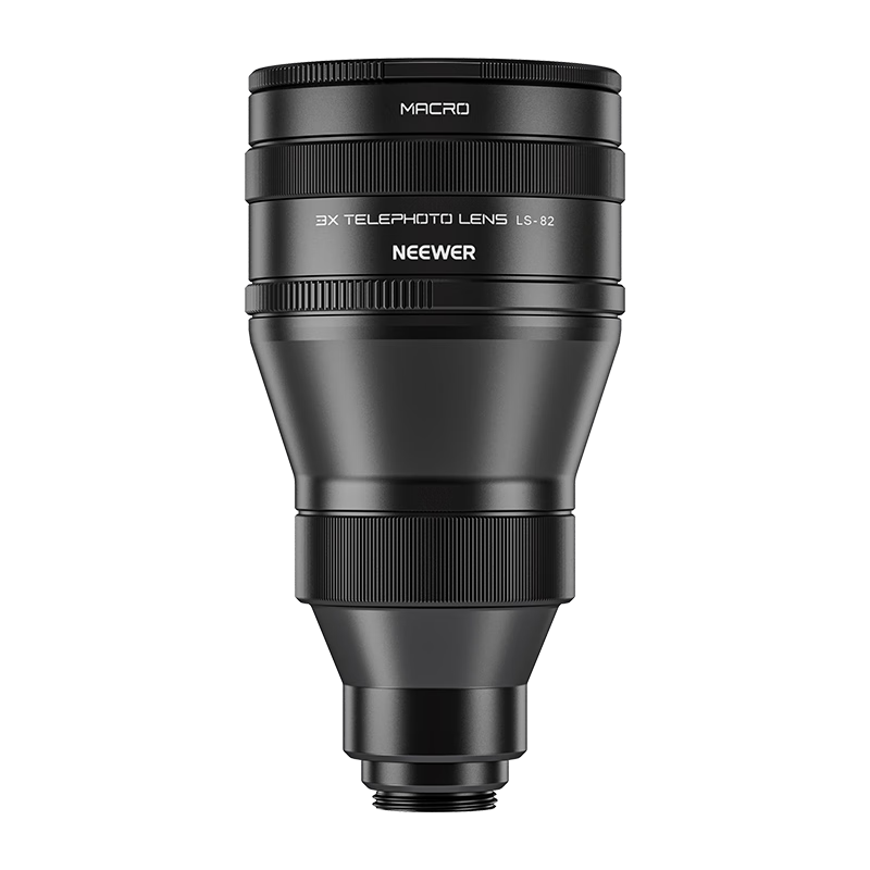 NEEWER 3x Telephoto Macro Lens for Smartphones Compatible with Apple iPhone 16/17 Pro Max, Xiaomi 15U, Vivo X200 Ultra, Samsung S25 Ultra Photography Zoom Lens