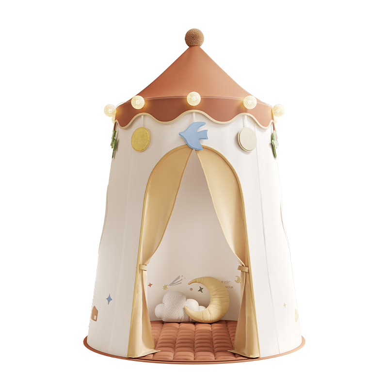 BG-BABYGO Kids Tent Indoor Playhouse Birthday Gift Baby Outdoor Camping Small House Boys Girls Game Base