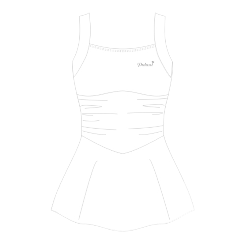 PULASSI Women's One-Piece Skirted Slim Fit Swimsuit for Hot Springs 2026 New Resort Swimwear JD Self-Operated